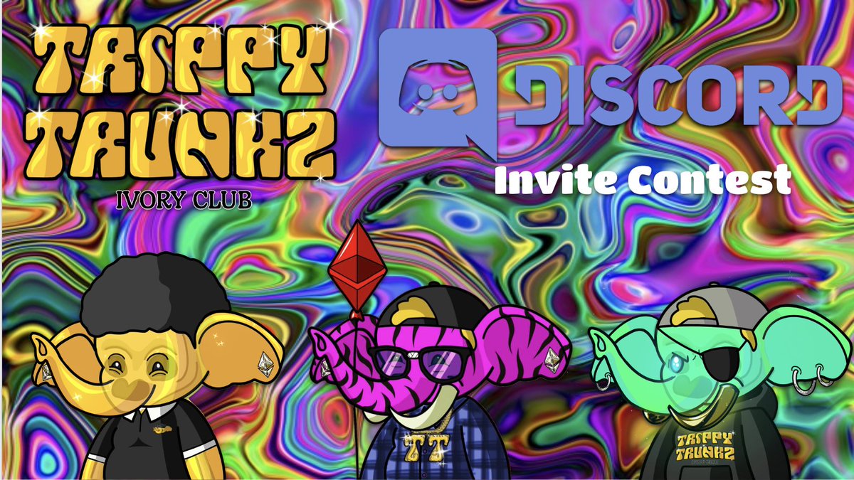 TrippyTrunkz's tweet photo. 1/4
LFG #TrippyFam! We're running an invite contest, so go grab an invite link and start now! The top 3 inviters will win these prizes🎉

🥇 50 $USDC &amp; 1 1 Trippy Trunk #ETH
🥈 1 Trippy Trunk #ETH  1 Trippy Trunk #BNB 
🥉 1 Trippy Trunk #BNB 1 Trippy Trunkz Prize Ticket 🎫 https://t.co/3YnZl862ef