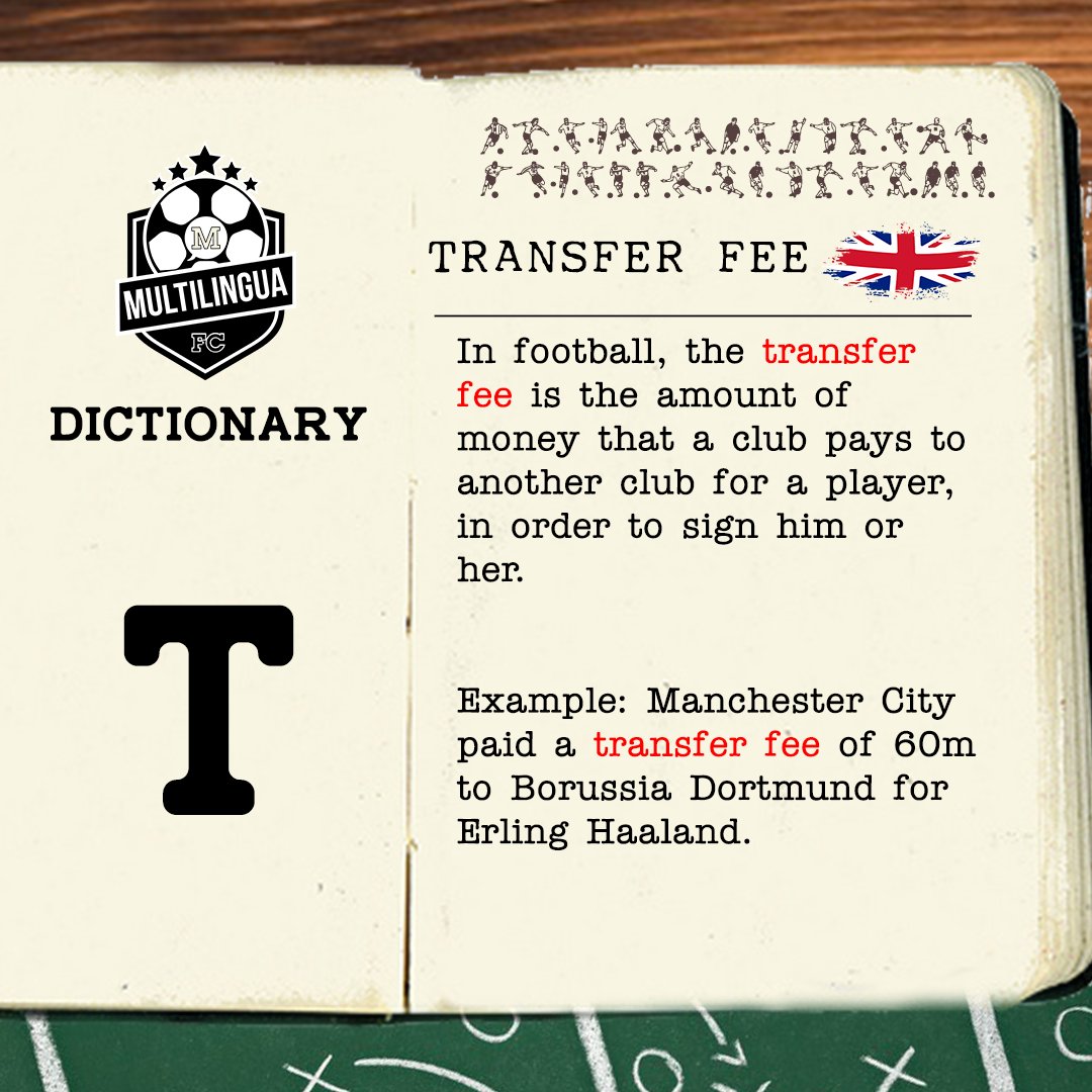 MultilinguaFC's tweet image. Deadline day is coming! 🔚

Is your club signing 📝a new player before the transfer window close? 

How much did they pay for the last signing? 

Check the transfers vocabulary in the #MFCDictionary 📖⚽️

#LetYourPassionSpeak