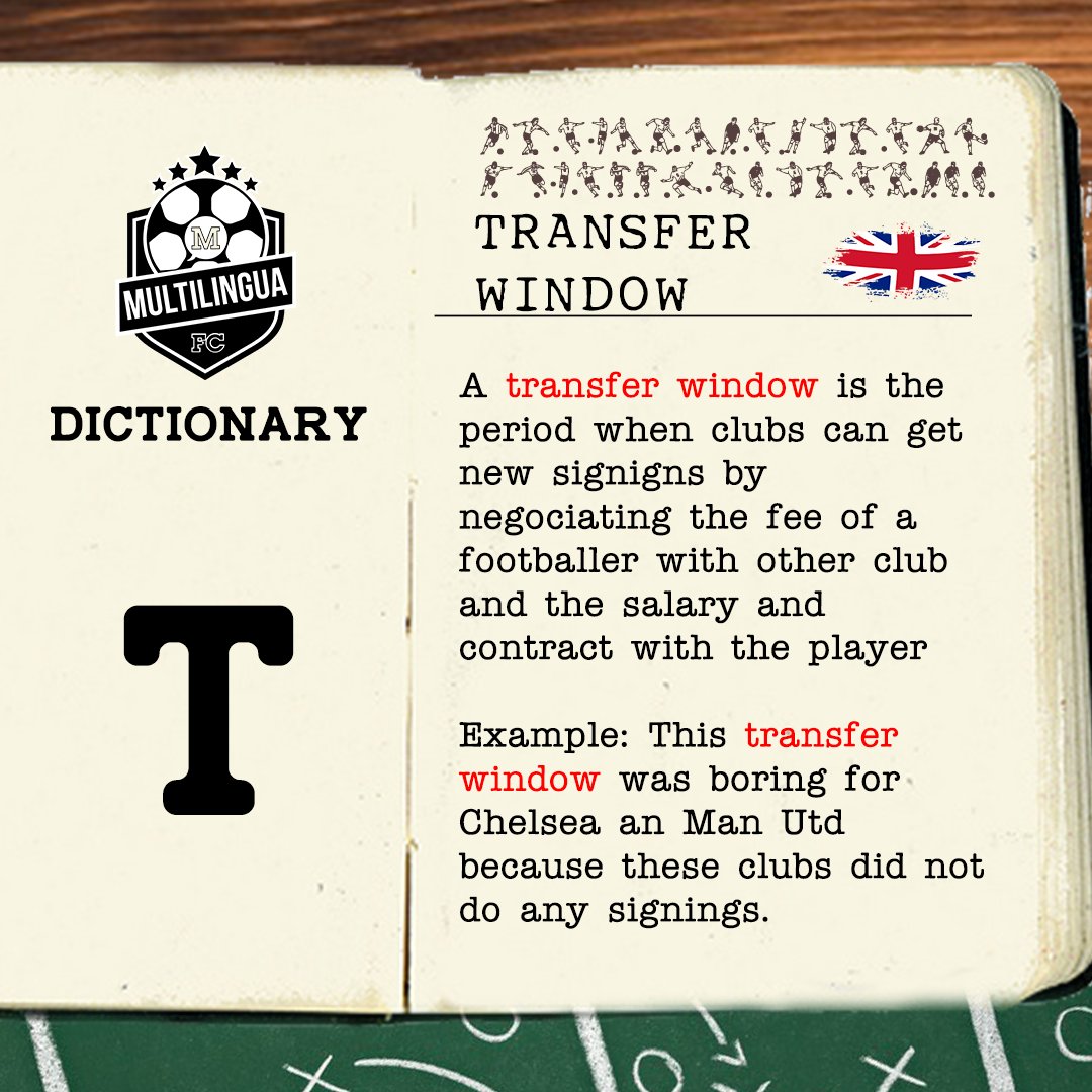 MultilinguaFC's tweet image. Deadline day is coming! 🔚

Is your club signing 📝a new player before the transfer window close? 

How much did they pay for the last signing? 

Check the transfers vocabulary in the #MFCDictionary 📖⚽️

#LetYourPassionSpeak