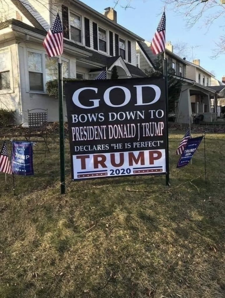 WNYRepublicans's tweet photo. In Donald J Trump we trust! #MAGA #DefundTheFBI https://t.co/DBJd53EH2f