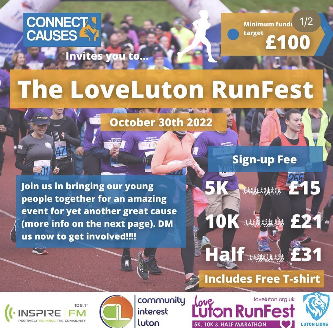 connect4causes_'s tweet photo. We’re super excited to be partnering with @CILuton this October for the Love Luton Run Fest in support of the Keeping Luton Warm Campaign 🤩.

You can sprint, jog or walk but we know together we can form a team and KEEP LUTON WARM this winter! 💙💙

DM us now to join! https://t.co/9Mu7hR6PZM