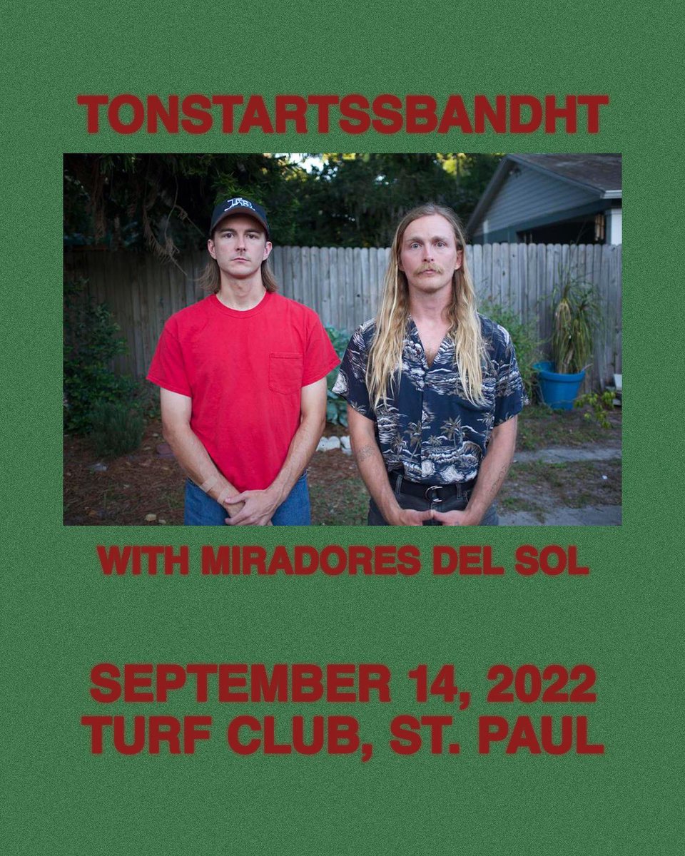 miradoresdelsol's tweet photo. September 14th, 2022
.@TONSTARTSS w/ Miradores del Sol. 
Live music 🍭👀🎸🗣💫at Turf Club

https://t.co/0XAhX50Iwc 🎶 https://t.co/bmQUixpNt5