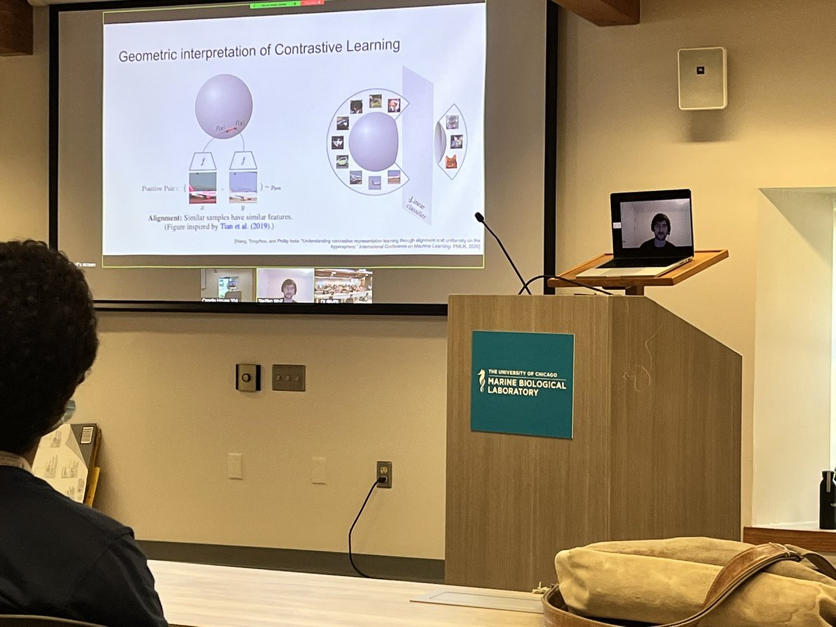 florianjug's tweet photo. Featured talk at #dlmbl (just before the free afternoon) by Steffen @Steffen_RXTX Wolf.
Title: These Nets will not train
themself — Self-Supervised Learning for Image Analysis and Segmentation
Content: awesome
Crowd: goes wild! 😉
#selfsupervision #deeplearning @MBLScience https://t.co/jFBPEtGQG3
