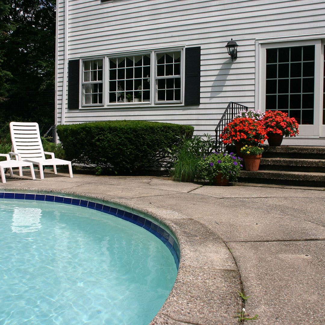 As summer comes to an end, it's important to keep the area around the pool clean as it saw a lot of traffic. 30 Seconds Outdoor Cleaner is a breeze to use for removing dirt, grime, and stains quickly. ☀️🏊 Learn more: bit.ly/3Ka2xU5