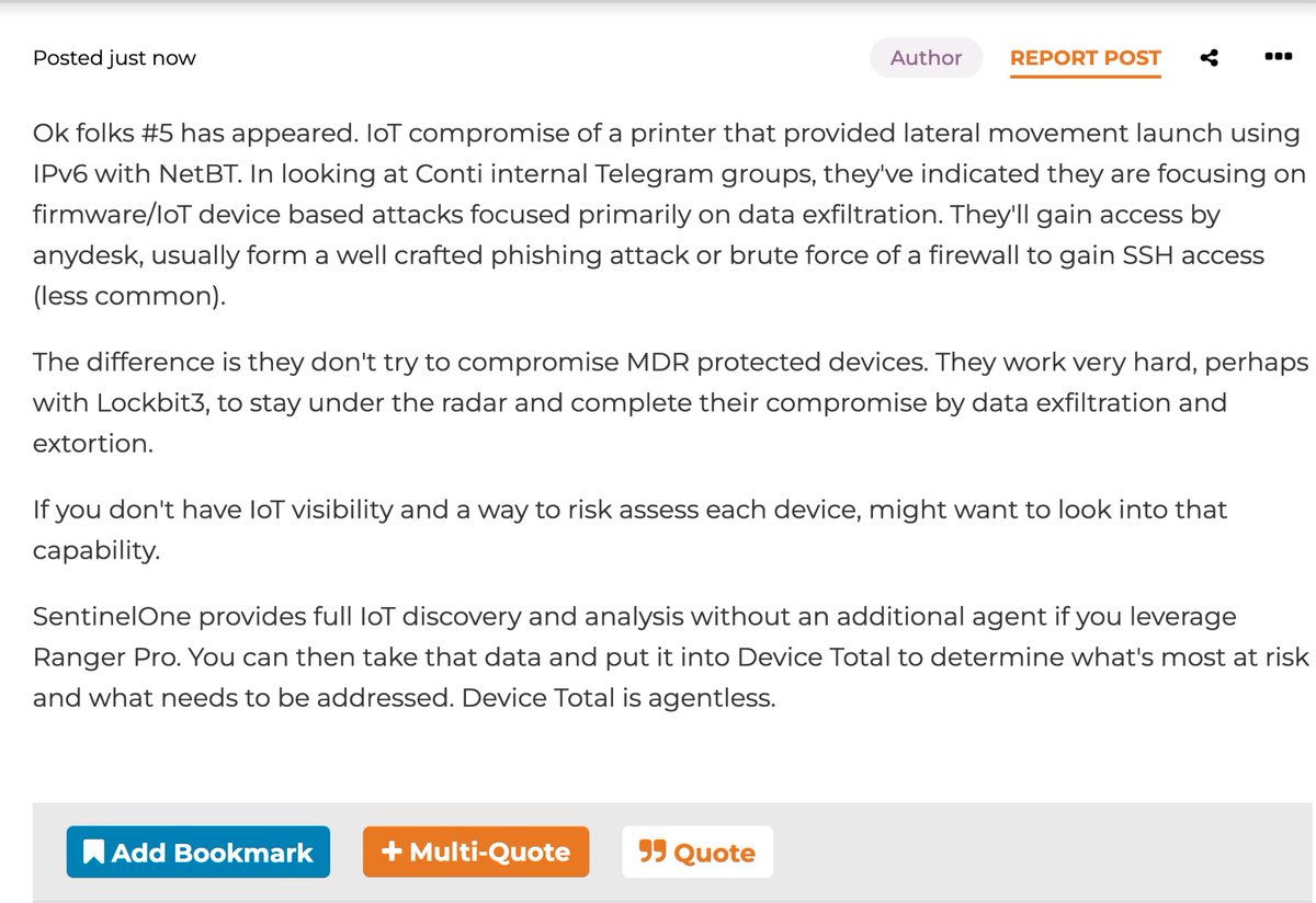 THere is nothing like a great feedback from a customer. 
Thank you Jason #IoTSecurity #DevieTotal