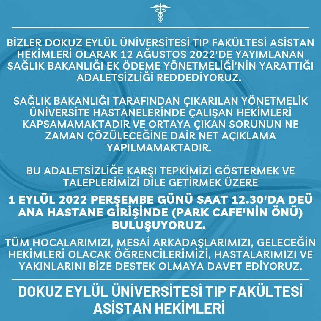 hekim_asistan's tweet photo. Yarın yurdun dört bir yanından asistan hekimler seslenecek.

#yökyarınbildiriyidinle 
@suayipbirinci @tcbestepe @tufantukek @drfahrettinkoca @tcbestepe @fazilkasap @erolozvar https://t.co/mC2tZTSWGZ