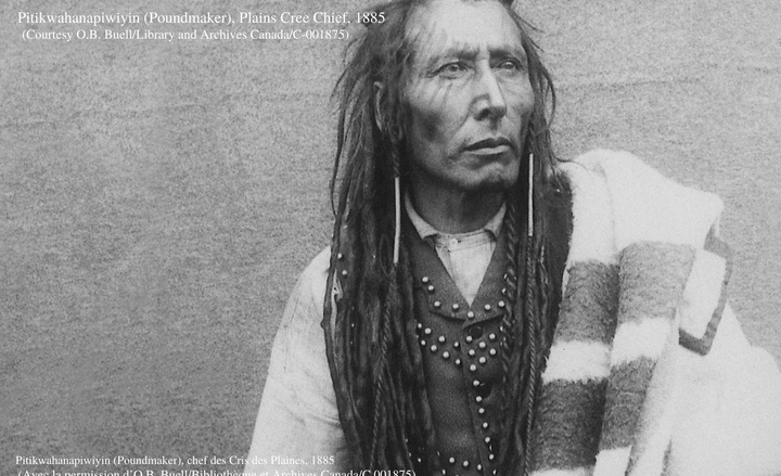 Pîhtokahanapiwiyin: @Chief
A peacemaker and defender of his people Born in 1842 and died on 4 July 1886. America Made it without consulting Indigenous populations nor with any recognition of their rights, it is the means by which Europeans claim legal title to the “new world.”