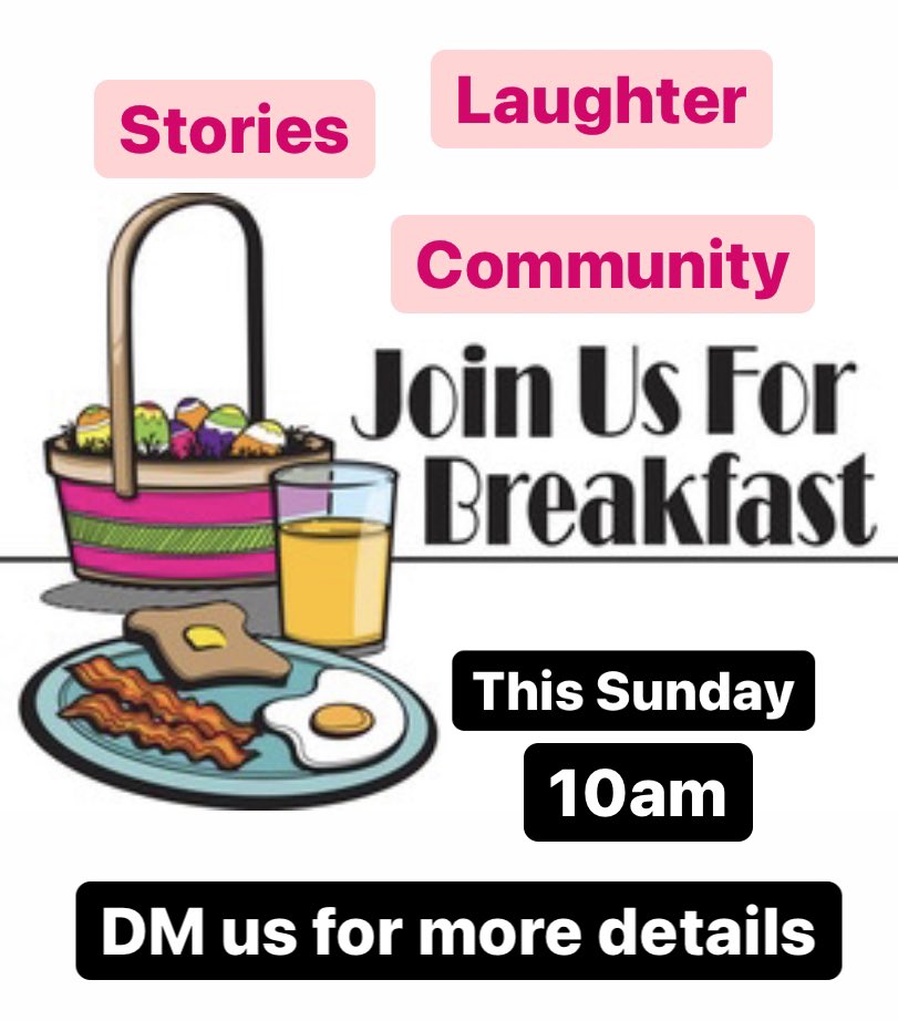 cruxmcle's tweet photo. Sunday mornings are back with breakfast. Come and hang out with us and share a bit of life with us as we share stories of the summer and eat great food. DM us for more details https://t.co/59O2fFddCK