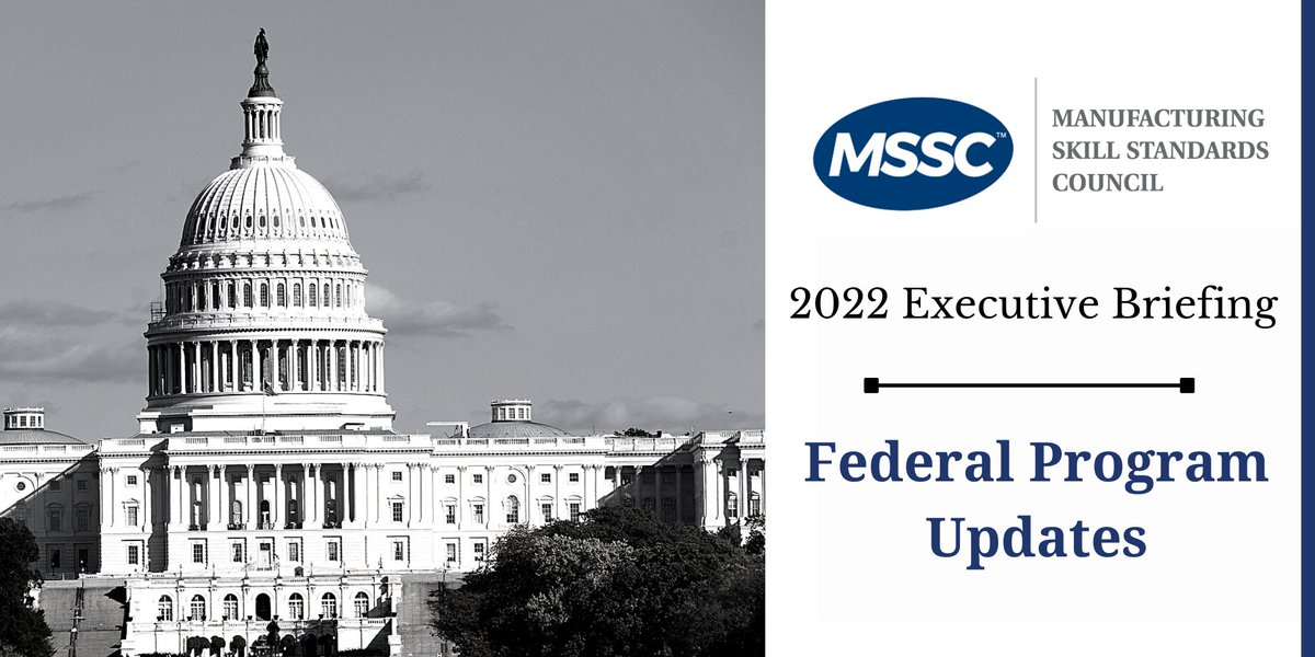 MSSCCredentials's tweet image. Didn&apos;t make it to last week’s MSSC Executive Briefing? This year’s event focused on Biden Administration initiatives in use of industry certifications in workforce development and education, and you can now read the recap and watch the sessions via 🔗: conta.cc/3ecBPOv