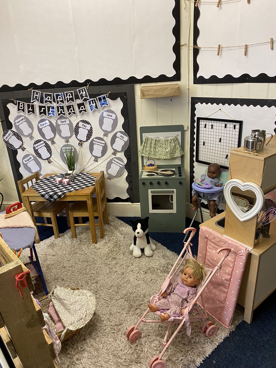 Finally my cosy midget classroom ready for little people - still my outside area to sort but very happy with it all so far #reception #EYTwittertagteam <a href="/primaryteachew/">Emily Weston</a> <a href="/DeputyGrocott/">Mr G</a>