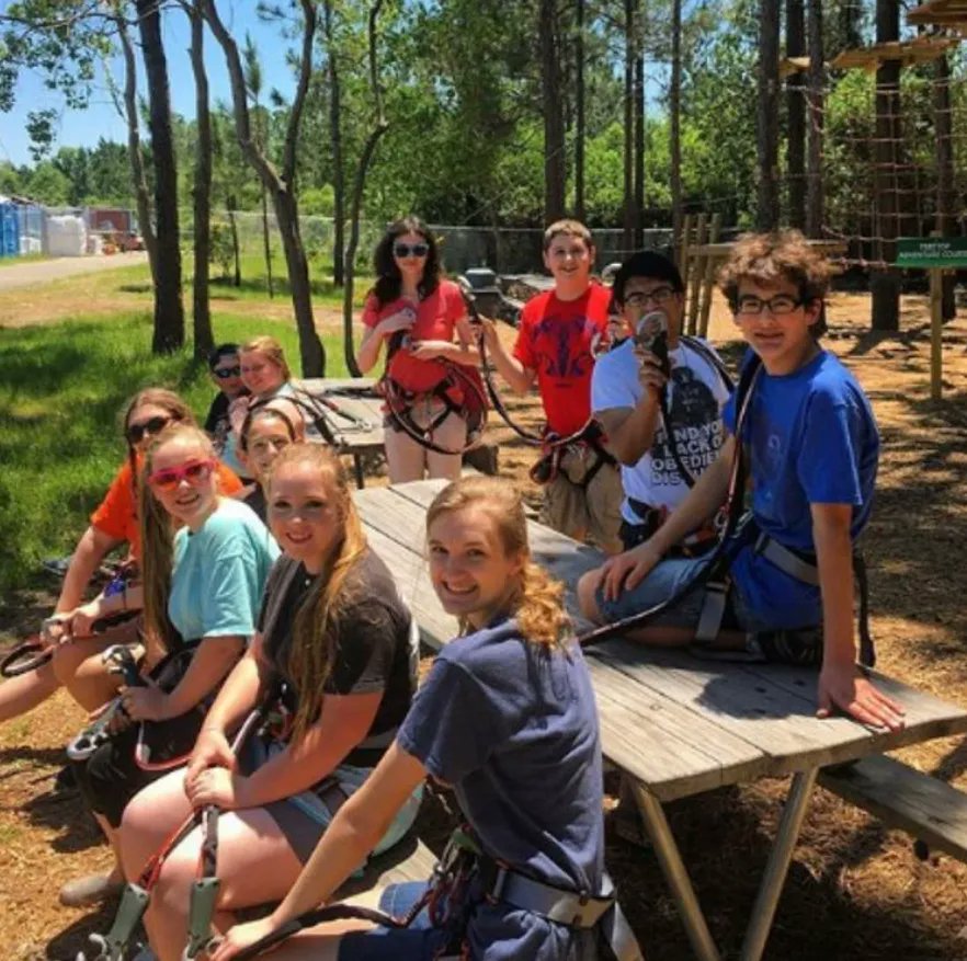 ZipNFun's tweet photo. We believe in making memories that last a lifetime. 😁

Bring your group of friends to Zip’n Fun for a treetop adventure they’ll never forget! https://t.co/bVQfP8RBfL