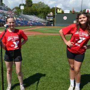 BBRegister's tweet photo. Y Arts wows crowd at Sea Dogs’ YMCA Day https://t.co/JUx4fiB5wa @PortlandSeaDogs #ymca #yarts #Boothbay #BBH #BoothbayHarbor #Maine https://t.co/lTpLs0XGdP