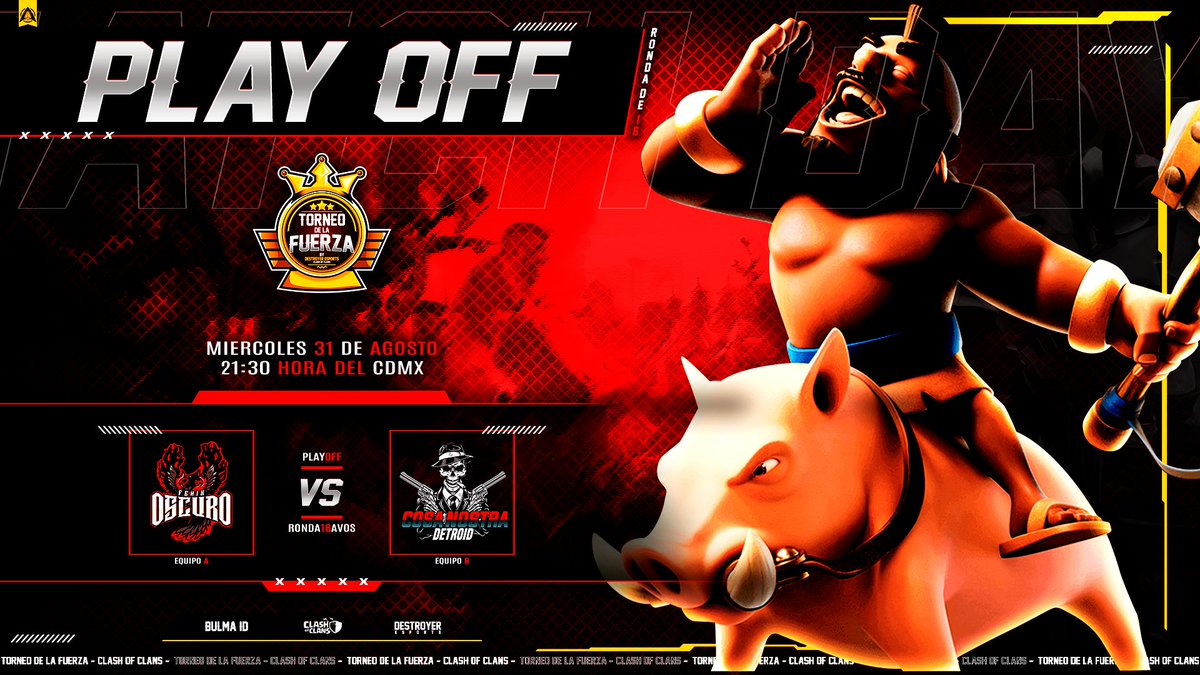 Torneo De La Fuerza (@torneo_la) on Twitter photo ๐๐๐๐๐๐ ๐๐ ๐๐ ๐
๐๐๐๐๐
๐ฃPlay Off- RO32๐ฅ
๐Miรฉrcoles 31โฐ 9:30pm Mx
โ <a href="/FenixOscuroOfi2/">Fenix Oscuro Oficial</a> ๐ <a href="/CosaNostra_CoC/">Cosa Nostraโข๏ธ</a> โ
๐ฅCerramos la jornada con guerraza๐ช ๐๐๐๐๐๐ ๐๐ ๐๐ ๐
๐๐๐๐๐
๐ฃPlay Off- RO32๐ฅ
๐Miรฉrcoles 31โฐ 9:30pm Mx
โ <a href="/FenixOscuroOfi2/">Fenix Oscuro Oficial</a> ๐ <a href="/CosaNostra_CoC/">Cosa Nostraโข๏ธ</a> โ
๐ฅCerramos la jornada con guerraza๐ช