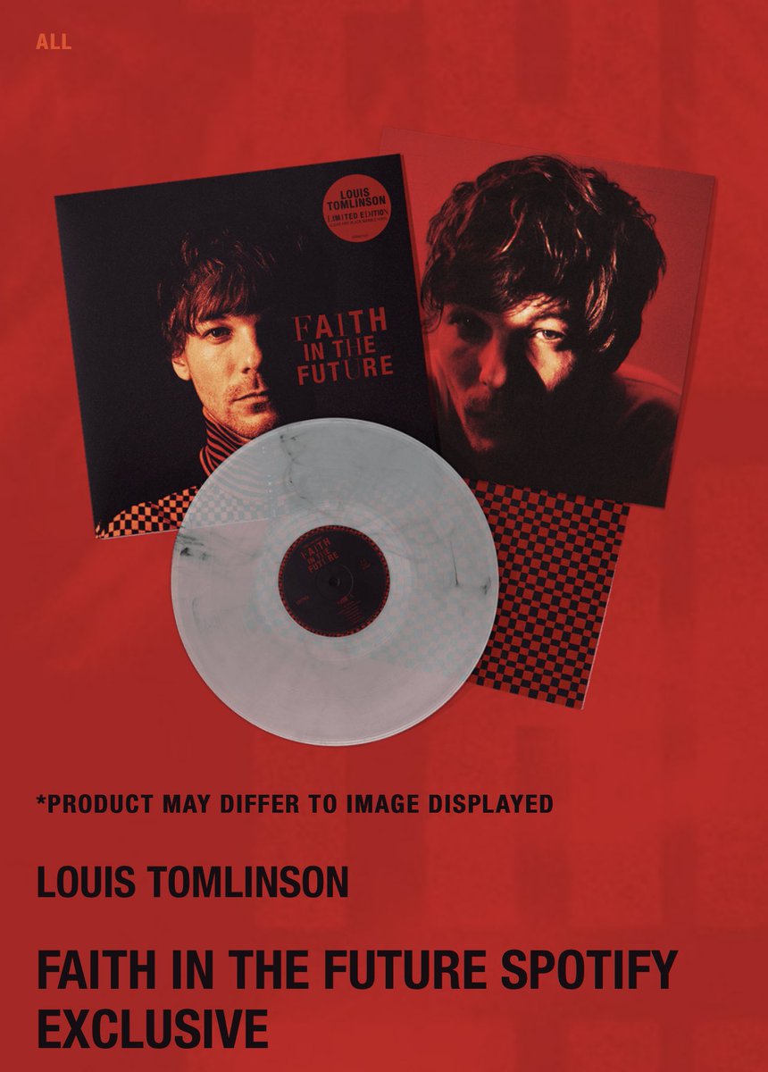 LOUIS TOMLINSON Faith In The Future Black Red Vinyl