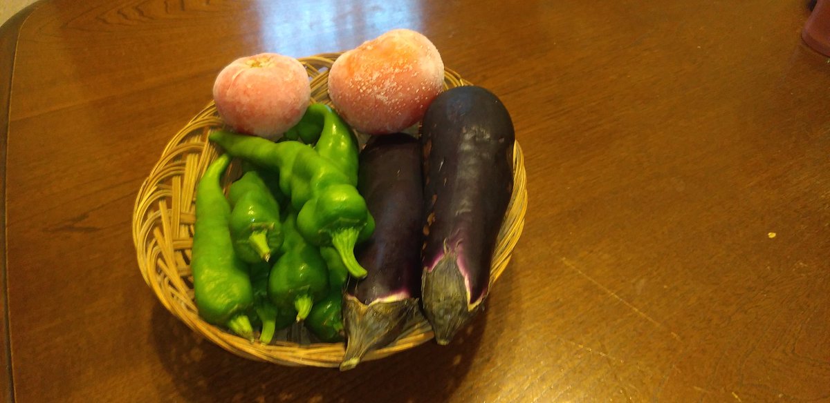 ju_sanro's tweet photo. 夏野菜いただいて
久しぶりに作ったから
みてて🤣🍻KP https://t.co/6qejQbKyYc