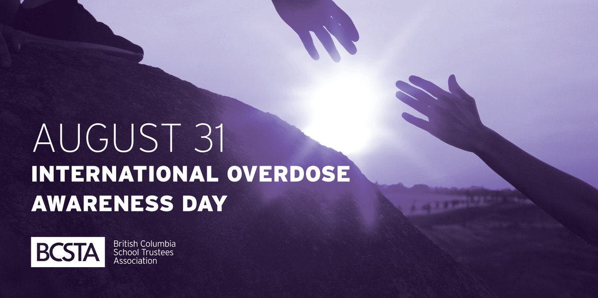 Let's work to end overdose together without stigma in honour of those we have lost and the pain their loss leaves behind. #bced #IOAD2022 ow.ly/2BC550Kx5Fq