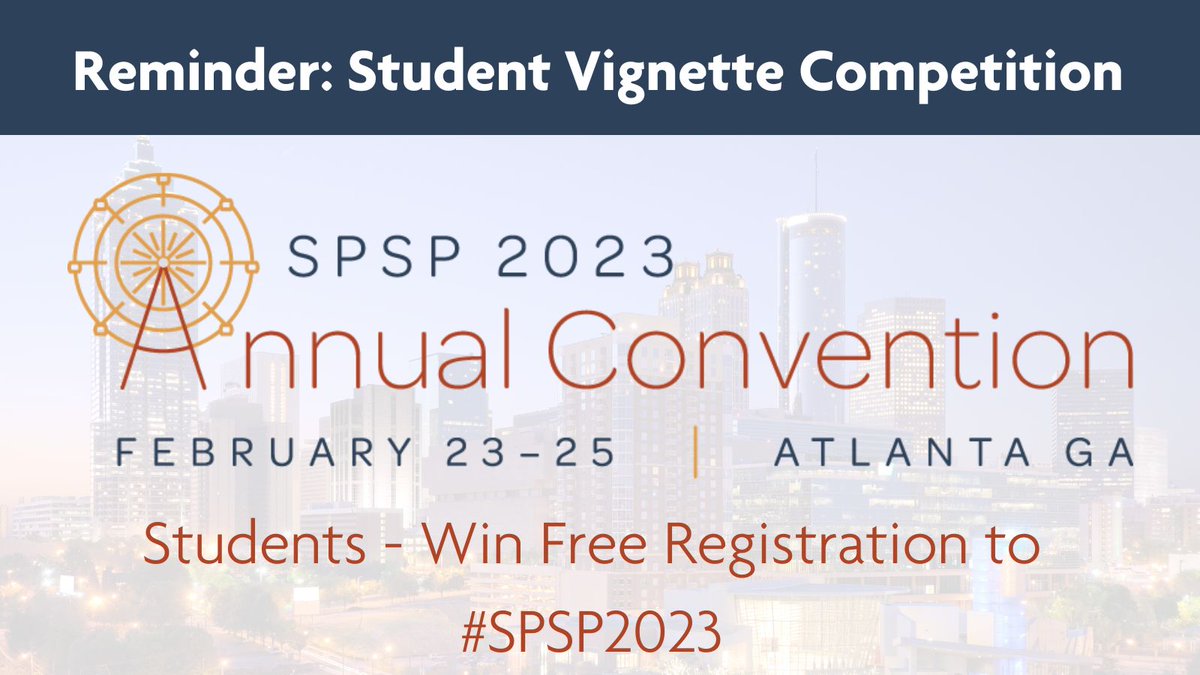 Society for Personality and Social Psychology tweet media