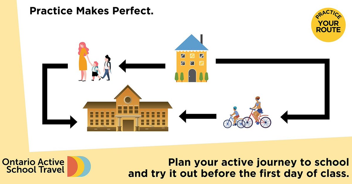 TownofLincolnON's tweet image. #BackToSchool is around the corner! It's time to plan how your child will walk to school + start practicing the route. Start planning your active journey to find the best route for your family.

To learn more, visit: ontarioactiveschooltravel.ca/back-to-school 

#LincolnON #PracticeMakesBetter