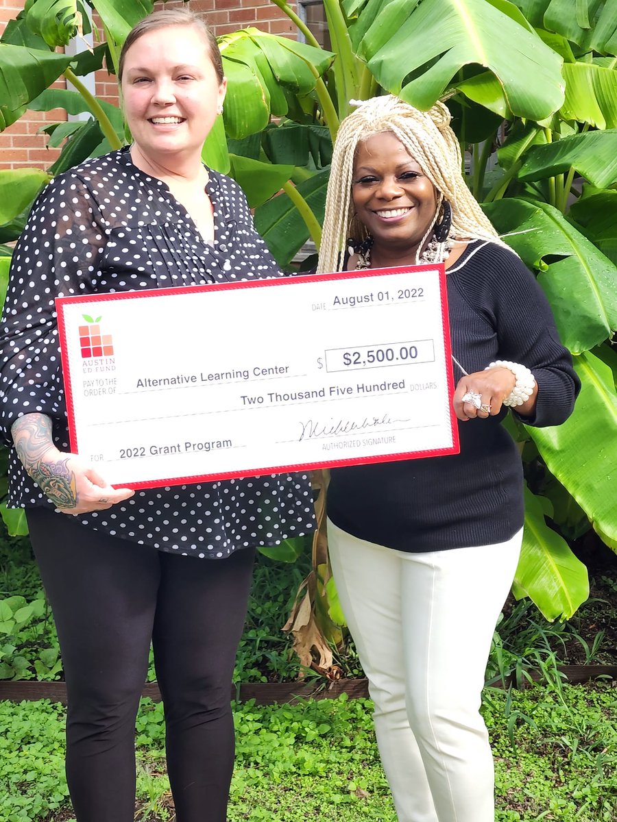 ALCAustinISD (@alc_austinisd) on Twitter photo Thank you, <a href="/AustinEdFund/">Austin Ed Fund</a> for supporting our "Teaching through Community" project! #InspiretheFuture #AltEd #Wechangelives Thank you, <a href="/AustinEdFund/">Austin Ed Fund</a> for supporting our "Teaching through Community" project! #InspiretheFuture #AltEd #Wechangelives