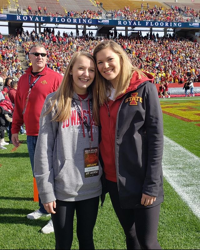 ashleyjoens10 Adding another Joens to the cyclone family!!!! Congrats Kelsey, I'm so happy you're a cyclone and excited to see what the next few years hold. Big things ahead #JoensDNA♥️