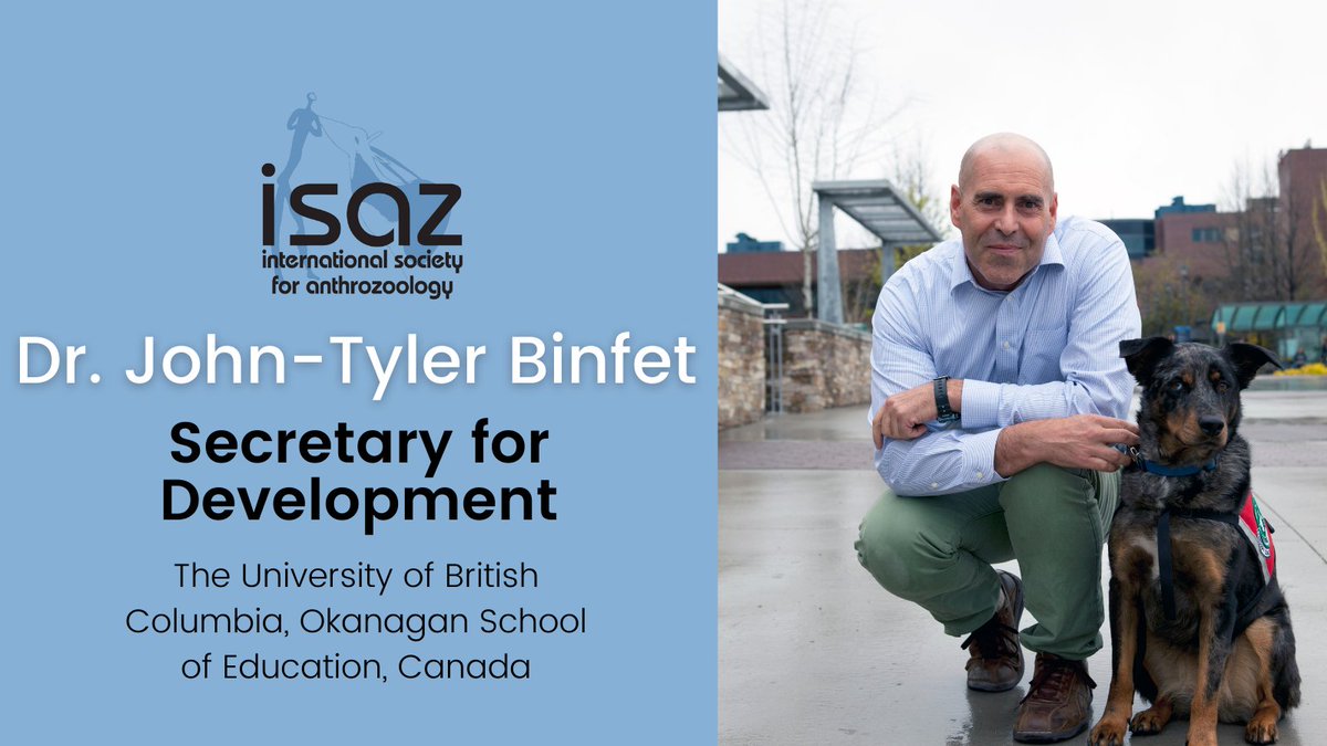 International Society for Anthrozoology (ISAZ) tweet media