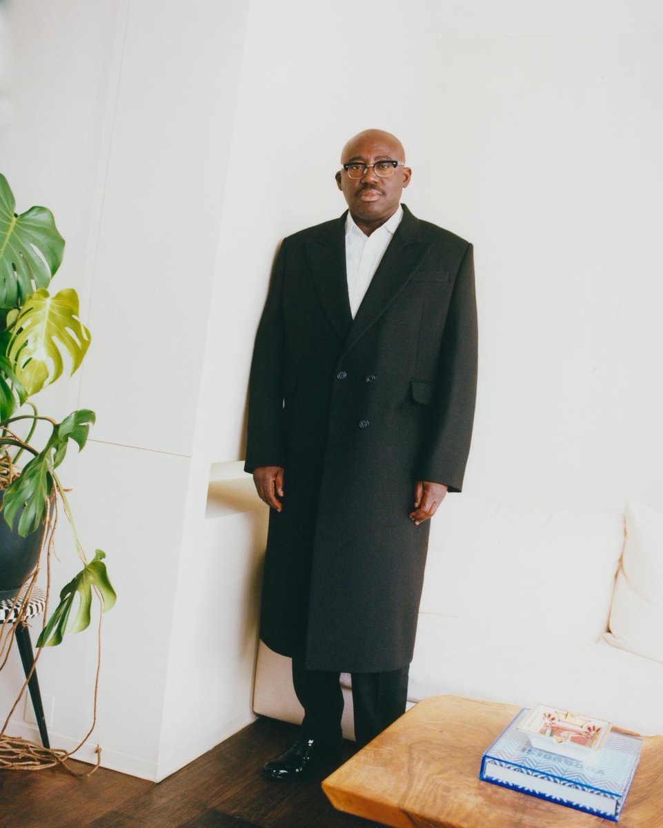 _serenabrown's tweet photo. Editor-in-Chief of @BritishVogue Edward Enninful, photographed by me for @nytimes 🖤 https://t.co/dFz5LzoqI8