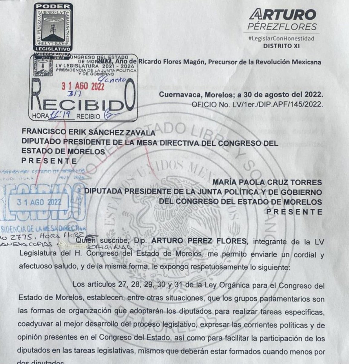 Congreso de Morelos tweet media