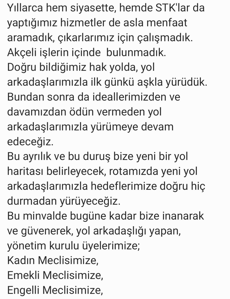 KentDerince's tweet photo. Derince Kent Konseyi Başkanımız 
Görevini bırakmıştır açıklama aşağıda yer almaktadır 
Saygılarımızla kamuoyuna duyurulur.. https://t.co/U72t53x0IQ