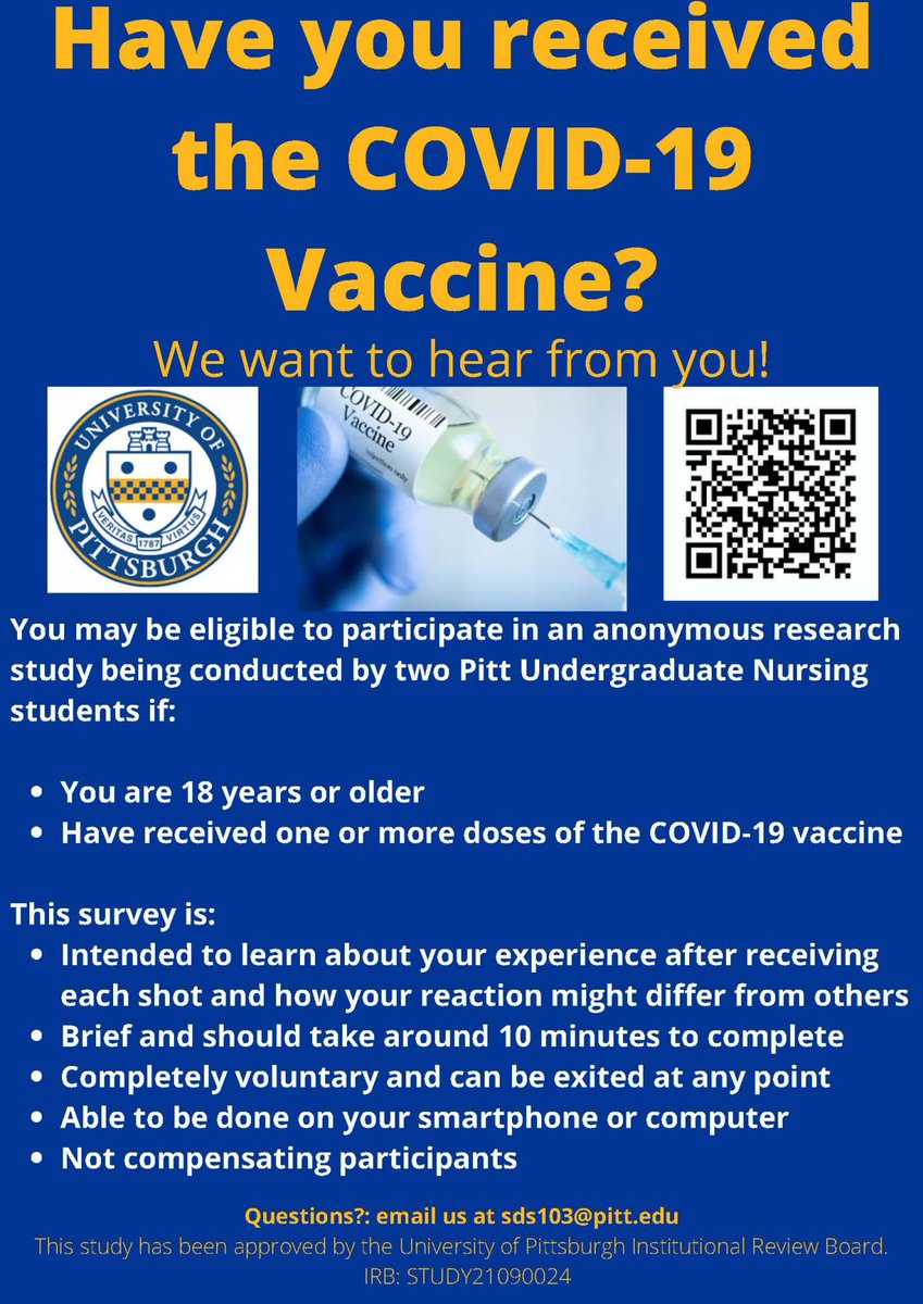 KaiLinYou's tweet photo. Please share your experience after receiving the COVID-19 vaccine. This 10-minute survey is completely anonymous.

Scan the QR code or click on the link to participate: https://t.co/xVVj6CppFI https://t.co/hxR5qgfuMN