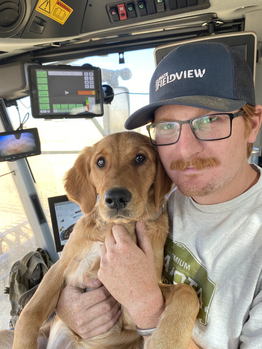Harley loves <a href="/FieldViewCanada/">FieldView Canada</a>  🫶🏼 and so does my farmer 🤣