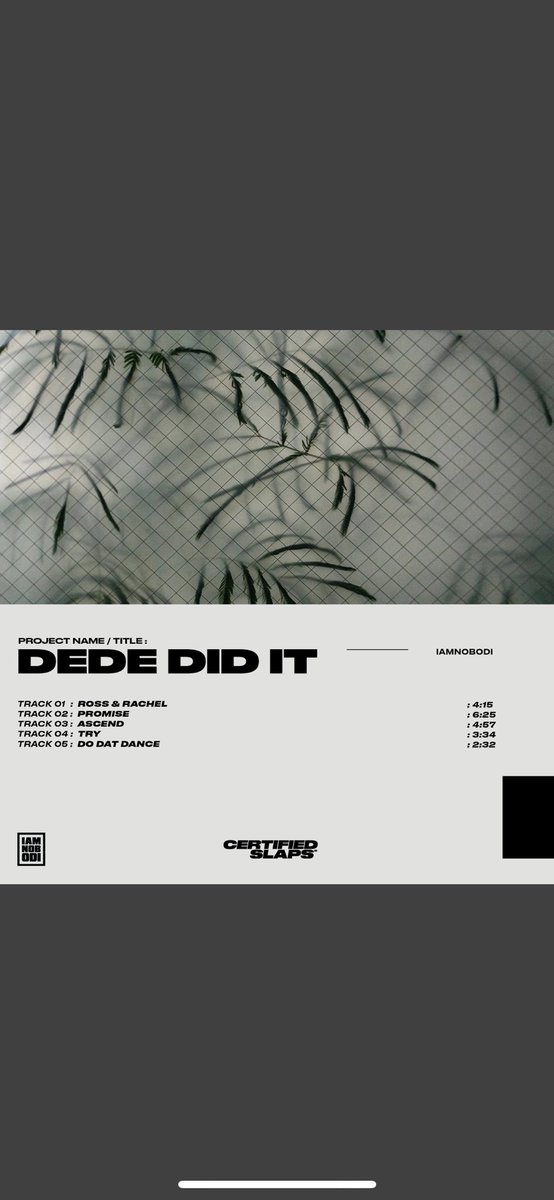 iamnuttynys's tweet photo. @IAMNOBODI 

Tracks 2 and 3 sampled two of my sound recordings without my permission.
 Kindly please take these down from all DSP’s 🙏🏾🙏🏾🙏🏾

@ninimaluks
@KidFonque 
@DeepHouseSpace1 
@DHN_DeepHouse 

#deephouse
#housemusic https://t.co/PKwWQWlrQE