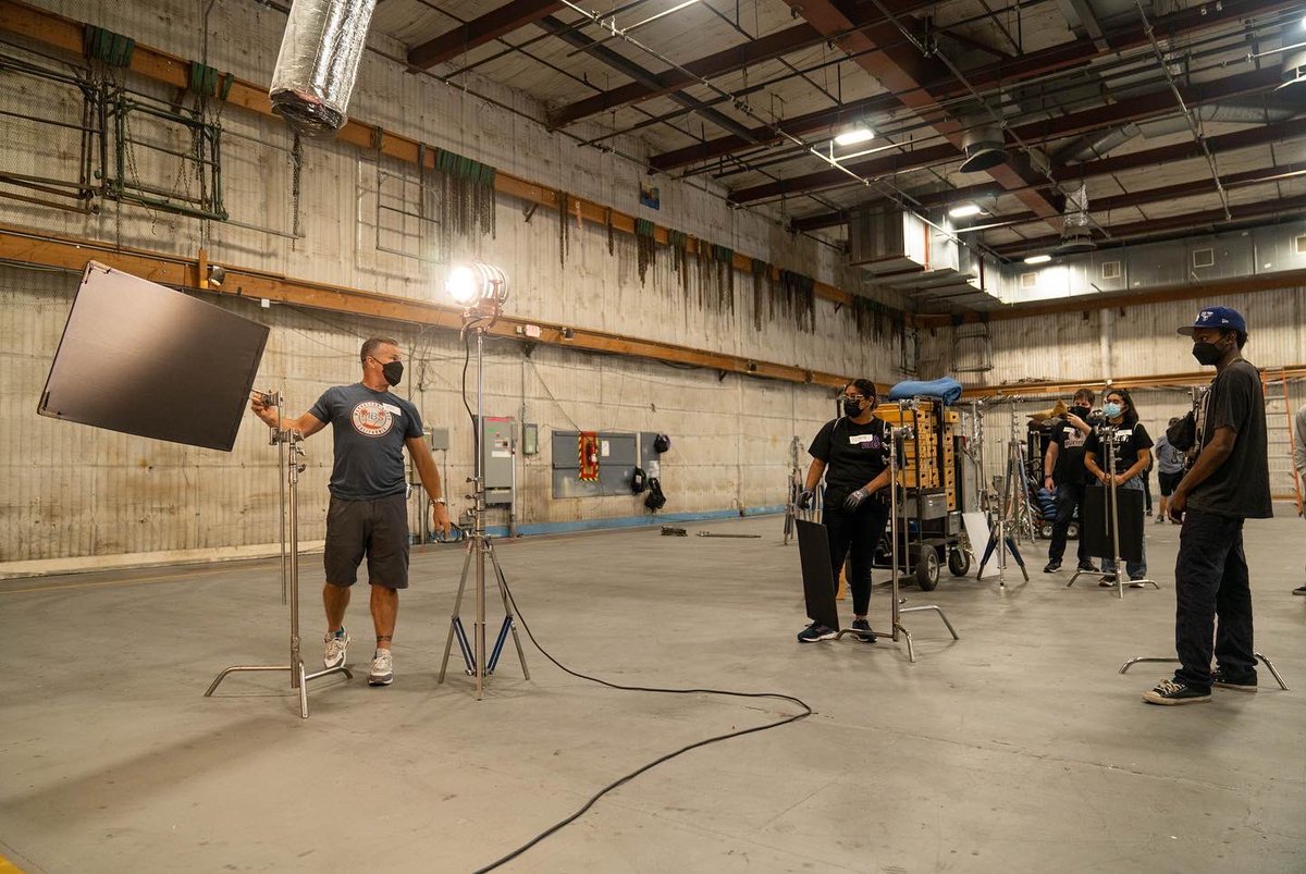 Instructor, Marc Christie rockin' an MBS Media Campus t-shirt at The MBS Group Illumination Training with 
<a href="/StreetlightsPAs/">Streetlights</a>