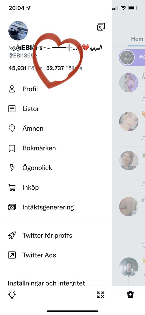 EBI1365A's tweet image. چند روزه رو ۵۲k موندم فالو کنید بک میدم به اونای که بک ندادم منشن بزارید. توییت قشنگاتونو بدید ریت بزنم😎 اینم ریت بزن❤️