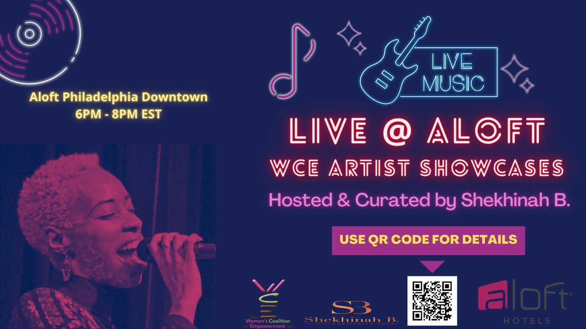 Tonight at 6pm #LiveAtAloft #TheWCEInc