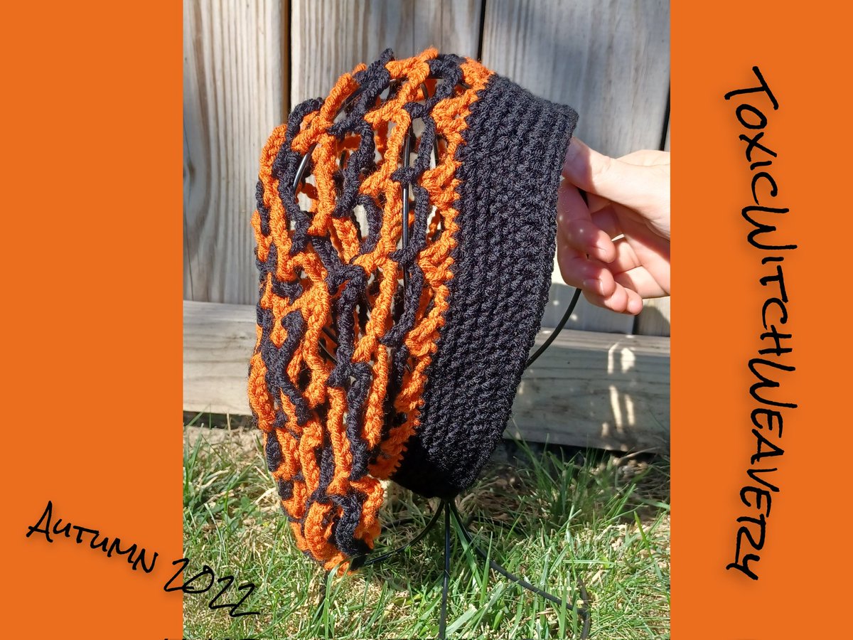 ToxicWeavery's tweet photo. #happyautumn y'all! I worked up this cute #spiderweb #slouchyhat (and a couple other human #crochet goodies) for the festivities. It's the #mostwonderfultimeoftheyear afterall. ;)
#toxicwitchweavery #etsyshop #halloween #samhain #autumn #fall #hat #handmade https://t.co/xPyJDkGA16