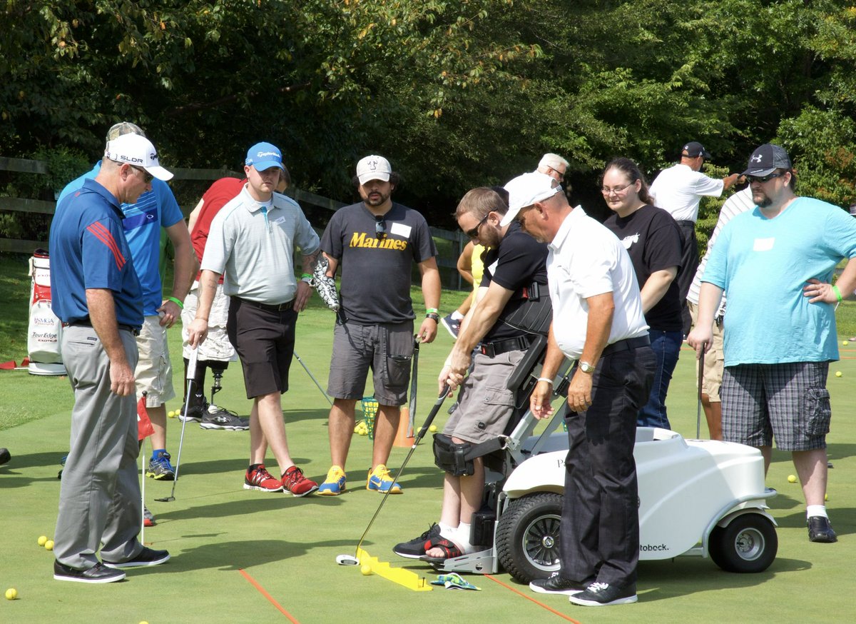 ceejjohnson18's tweet photo. Join us Monday, Sept 12 for the 2nd Annual SMGA Vet-Am Tournament at @argylecc. In this one-of-a-kind event, every foursome plays w an SMGA veteran who has been awarded the Purple Heart for post 9/11 combat. Sponsorships &amp; foursomes are still available! https://t.co/jWVm75PaPv https://t.co/J4qBejR11p