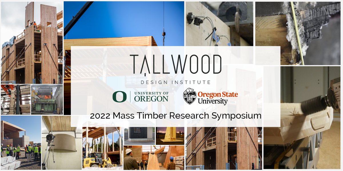 October 13th 2022, be there! Learn about mass timber research, tour the lab, enjoy refreshments!
tallwoodinstitute.org/2022-mass-timb…

#masstimber #tallwood #TDI <a href="/COFOregonState/">Forestry - OSU</a> <a href="/uoregondesign/">UO College of Design</a>