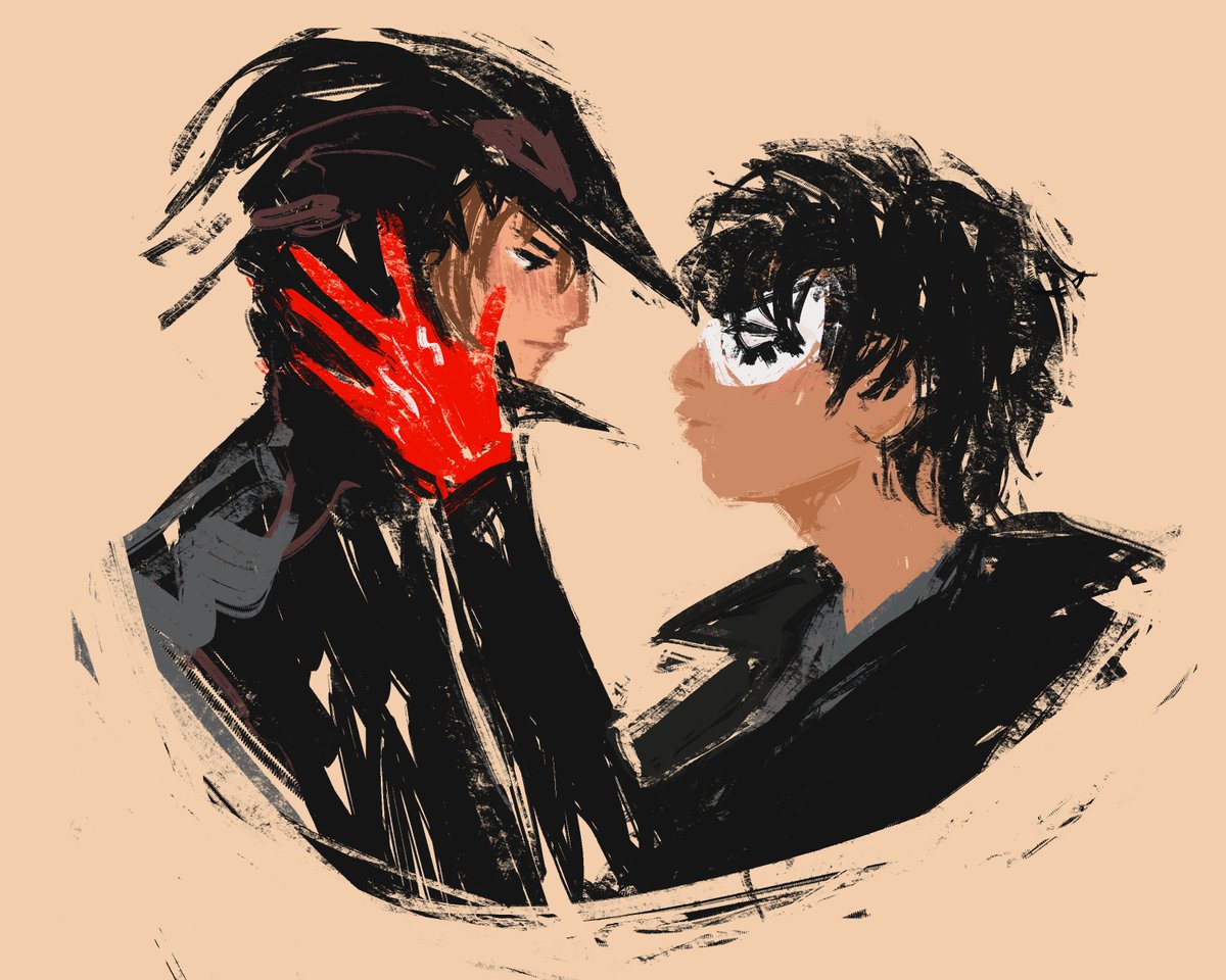 alexcsiple's tweet photo. joker. crow. #persona5 https://t.co/S9hYgiW0RV