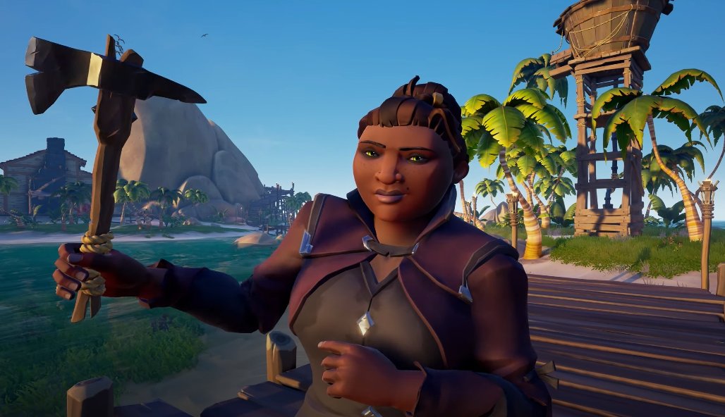 TheGhostWalker1's tweet photo. My heart skipped a beat when I saw this, I really thought we will have an axe as a weapon ๐ฌ
@SeaOfThieves #BringTheAxe https://t.co/Zb6ySBLh9i