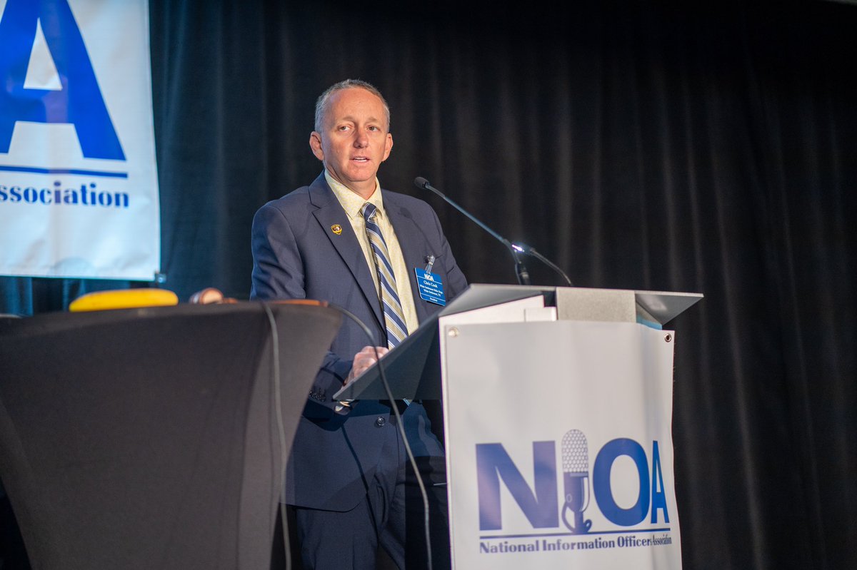 A huge thank you to President @CookTX who serves as a Chief of Police for @WSPDTX and previously @ArlingtonPD as Deputy Police Chief for his service to NIOA after being elected in 2019 as VP. One of his notable accomplishments was establishing our formal awards program! #NIOA2022