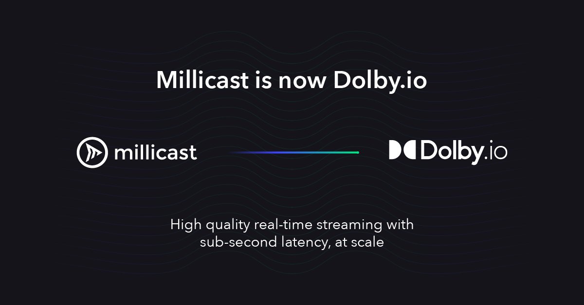 Millicast tweet media