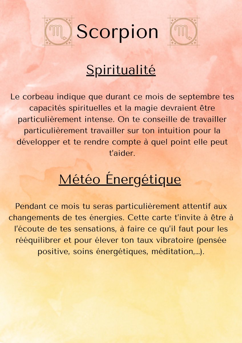 SagiSun_Laeti's tweet photo. Scorpion ♏️ 
Le Corbeau https://t.co/dUNfbsW1ZN