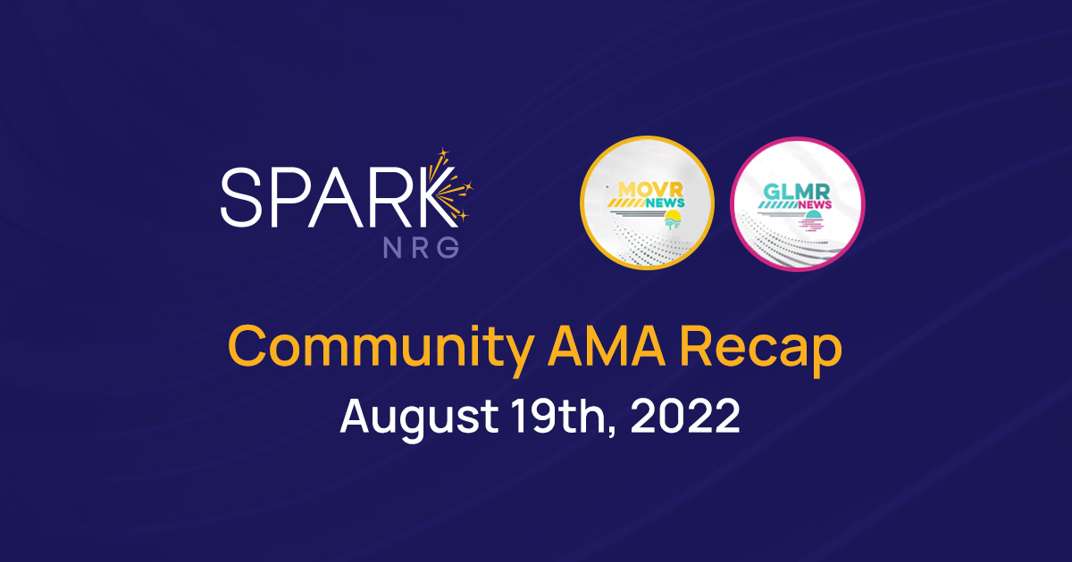 Got questions on our project? 👀🧐

⬇️ Check out the #community questions asked during our AMA, hosted by <a href="/GlmrNews/">GLMR News</a>  and <a href="/MovrNews/">MOVR News</a> ⬇️

medium.com/@SparkNRG.io/s…

#ethereum #sparkNRG #movr #glmr #moonbeam #blockchain #nft #crypto #blockchain #cryptocurrency #eth #bnb #btc $NRG
