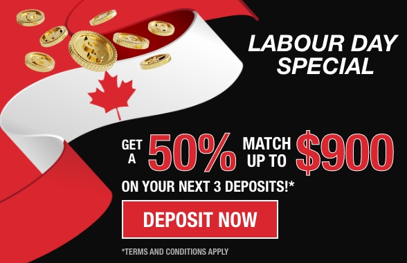 Celebrate Labour Day! 

Now-September 5th get up to $900 on your next three deposits at Spreads.ca