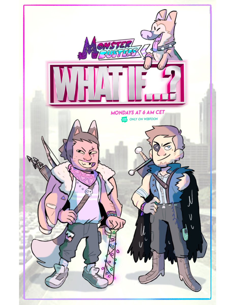 Elhabro_'s tweet photo. What if
The gang but apocalypse? 🤔
#whatif #werewolf #dog #doggie #apocalypse #postapocalyptic #postapo #postapocalypse #postapocalypticfashion #fashion #alternateuniverse #alternate #drawing #poster #illustration #procreate #monsterbusters #knight #sword #bat #twd #apocalipsis https://t.co/g6FxYSbzDh
