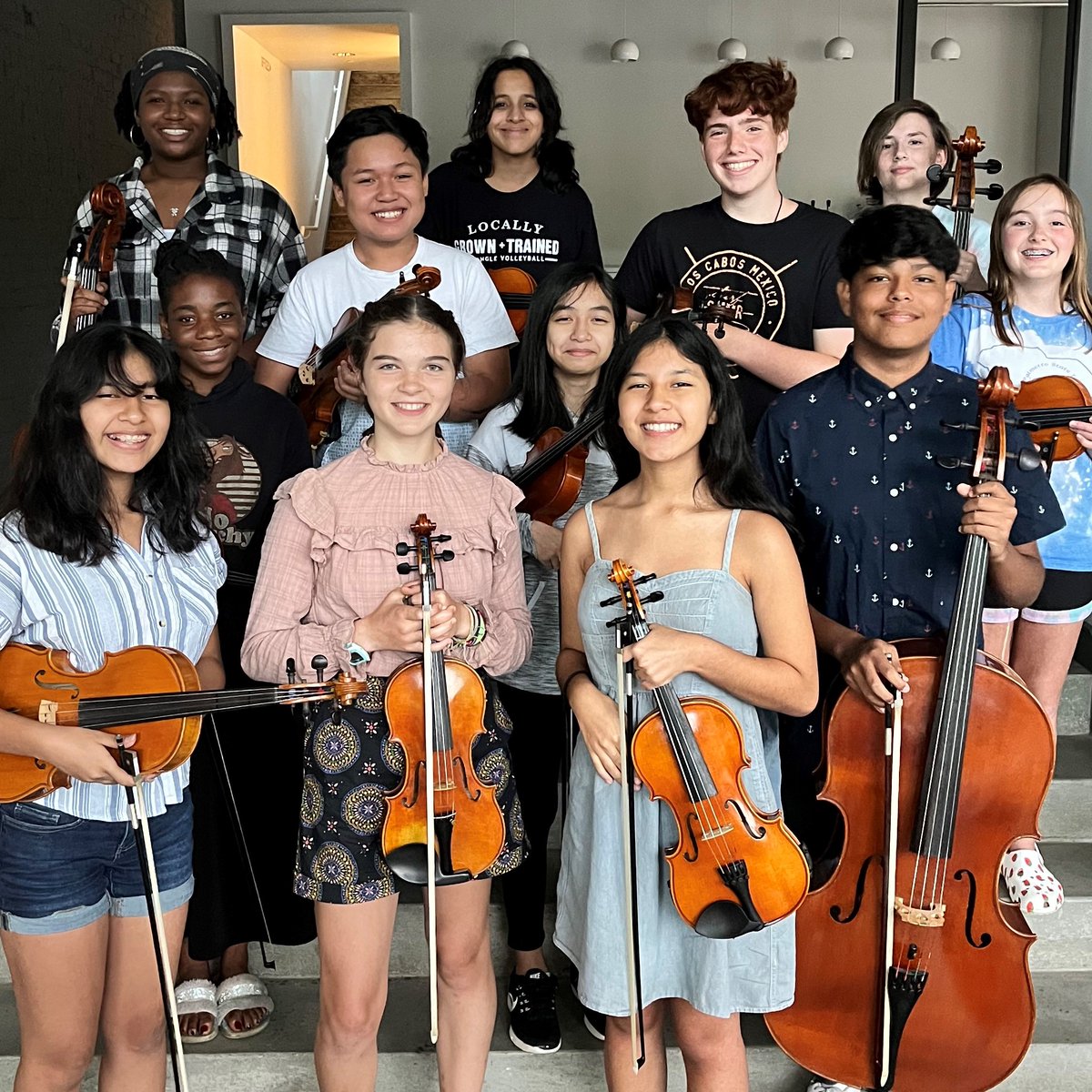 Meet our guest ensemble from the Raleigh Music Collective! We are excited to welcome these twelve students to the stage THIS Friday. Get your tickets now and hear from these amazing young artists.

 dita10.com/cries-of-loss-…

<a href="/DukeArts/">Duke Arts</a> <a href="/DukeDivinity/">Duke Divinity School</a> #DITA #criesoflossandhope