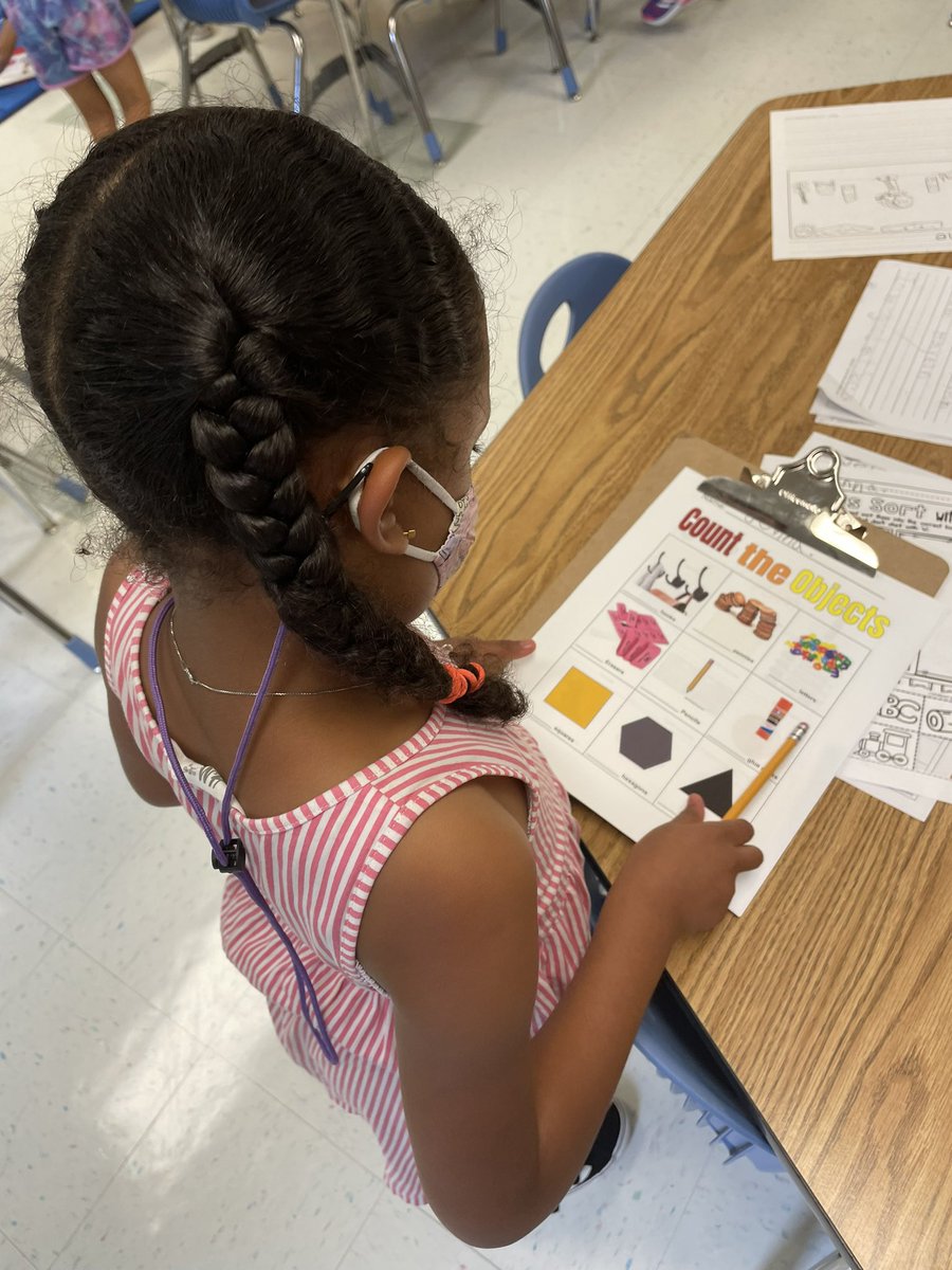 First graders are counting all around their room. Look how fun math is! <a href="/WestbriarES/">Westbriar ES</a>