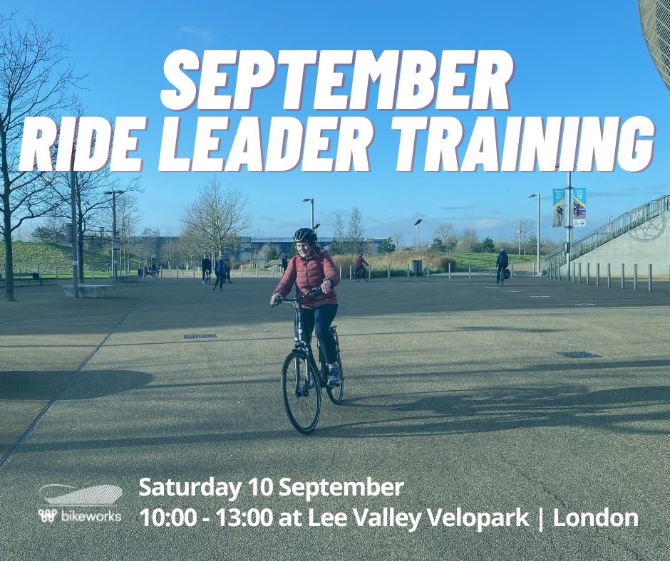 Bikeworksuk's tweet photo. 🚨Limited places 👀
Confident cyclist? Do you want to lead a Cycling Group but need some training to do so safely?
Our 3 hour course is for you!
https://t.co/4tfX7LSRCz
@TowerHamletsNow https://t.co/PLQ6cpz6FO