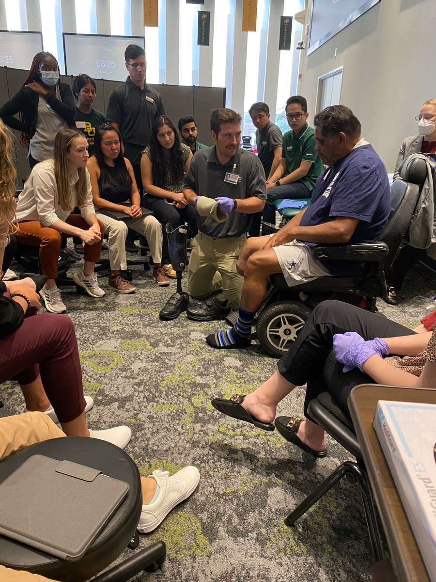 BaylorDPT's tweet photo. On August 8th, the Baylor DPT Class of 2023, 9 Doctor of Occupational Therapy students, and 6 Prosthetics & Orthotics students and residents from UT Southwestern came together for an Interprofessional Education opportunity.โฏ
#BU22 #BU23 #BaylorDPT #SicEmDPT #BaylorOTD #SicEmOTD https://t.co/0JLIgfV8m6