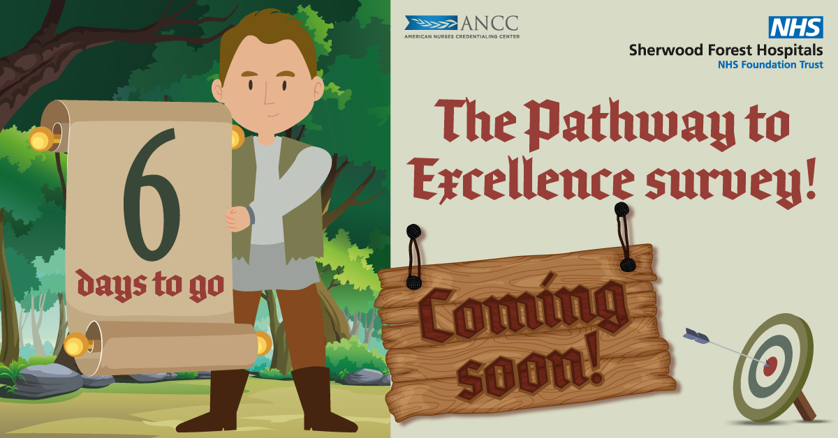Not long now! Just 6 days to go until we launch our Pathway to Excellence survey. We've been chatting to colleagues today about how they can get involved and the support available to all colleagues!